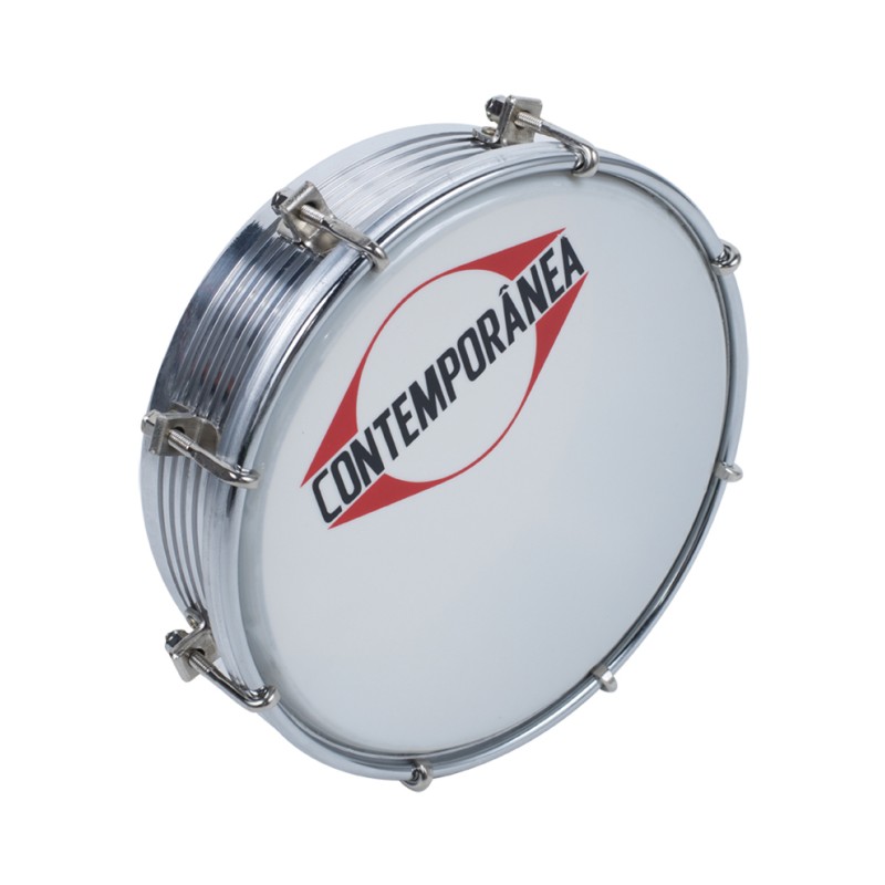 Tamborim 6" frisado alu - 8 tirants - Pro